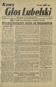Nowy Głos Lubelski. R. 2, nr 249 (24 października 1941)