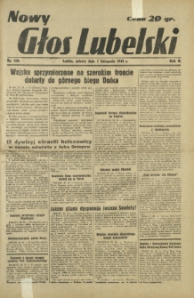 Nowy Głos Lubelski. R. 2, nr 256 (1 listopada 1941)
