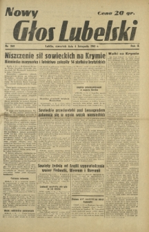 Nowy Głos Lubelski. R. 2, nr 260 (6 listopada 1941)