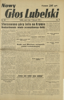 Nowy Głos Lubelski. R. 2, nr 261 (7 listopada 1941)