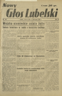 Nowy Głos Lubelski. R. 2, nr 264 (11 listopada 1941)