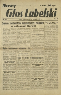 Nowy Głos Lubelski. R. 2, nr 266 (13 listopada 1941)