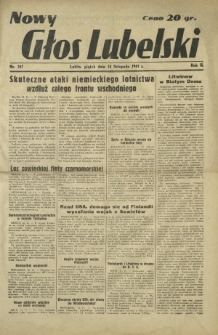 Nowy Głos Lubelski. R. 2, nr 267 (14 listopada 1941)