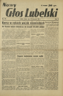 Nowy Głos Lubelski. R. 2, nr 271 (19 listopada 1941)