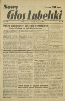 Nowy Głos Lubelski. R. 2, nr 272 (20 listopada 1941)