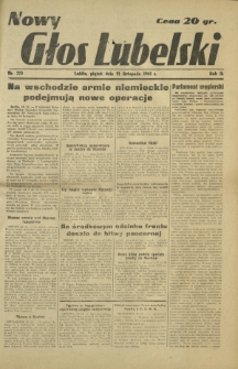 Nowy Głos Lubelski. R. 2, nr 273 (21 listopada 1941)