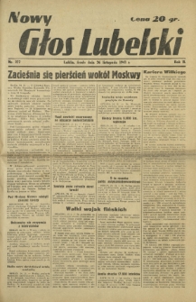 Nowy Głos Lubelski. R. 2, nr 277 (26 listopada 1941)