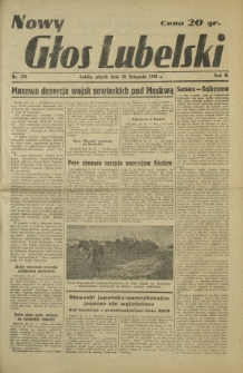 Nowy Głos Lubelski. R. 2, nr 279 (28 listopada 1941)