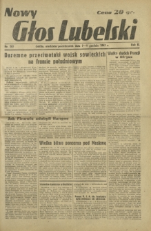 Nowy Głos Lubelski. R. 2, nr 287 (7-8 grudnia 1941)