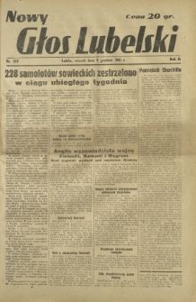 Nowy Głos Lubelski. R. 2, nr 288 (9 grudnia 1941)