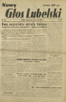 Nowy Głos Lubelski. R. 2, nr 291 (12 grudnia 1941)