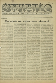 Światło : dwutygodnik społeczno-oświatowy. R. 1, nr 13 (5 sierpnia 1946)