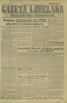Gazeta Lubelska : niezależne pismo demokratyczne. R. 2, nr 90=399 (31 marzec 1946)