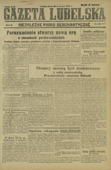 Gazeta Lubelska : niezależne pismo demokratyczne. R. 2, nr 100=409 (10 kwiecień 1946)