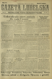 Gazeta Lubelska : niezależne pismo demokratyczne. R. 2, nr 118=427 (30 kwiecień 1946)