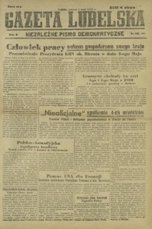 Gazeta Lubelska : niezależne pismo demokratyczne. R. 2, nr 122=431 (4 maj 1946)