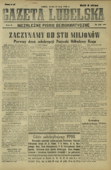 Gazeta Lubelska : niezależne pismo demokratyczne. R. 2, nr 133=442 (15 maj 1946)