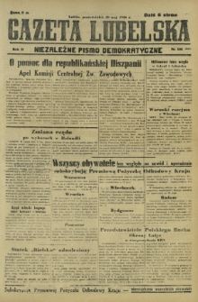 Gazeta Lubelska : niezależne pismo demokratyczne. R. 2, nr 138=447 (20 maj 1946)