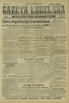 Gazeta Lubelska : niezależne pismo demokratyczne. R. 2, nr 140=449 (22 maj 1946)