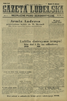 Gazeta Lubelska : niezależne pismo demokratyczne. R. 2, nr 142=451 (24 maj 1946)