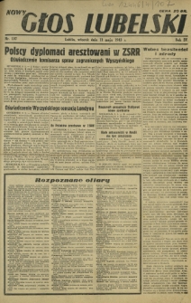 Nowy Głos Lubelski. R. 4, nr 107 (11 maja 1943)