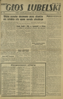 Nowy Głos Lubelski. R. 4, nr 118 (23-24 maja 1943)