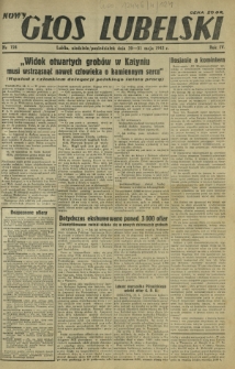 Nowy Głos Lubelski. R. 4, nr 124 (30-31 maja 1943)