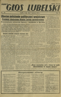 Nowy Głos Lubelski. R. 4, nr 132 (9 czerwca 1943)