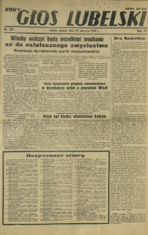 Nowy Głos Lubelski. R. 4, nr 139 (18 czerwca 1943)