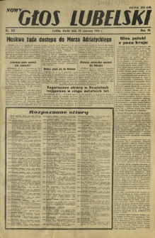 Nowy Głos Lubelski. R. 4, nr 143 (23 czerwca 1943)