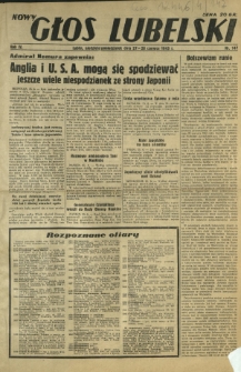 Nowy Głos Lubelski. R. 4, nr 147 (27-28 czerwca 1943)