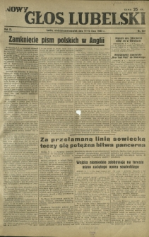 Nowy Głos Lubelski. R. 4, nr 159 (11-12 lipca 1943)