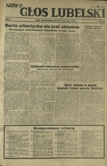 Nowy Głos Lubelski. R. 4, nr 165 (18-19 lipca 1943)