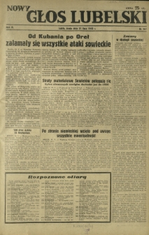 Nowy Głos Lubelski. R. 4, nr 167 (21 lipca 1943)