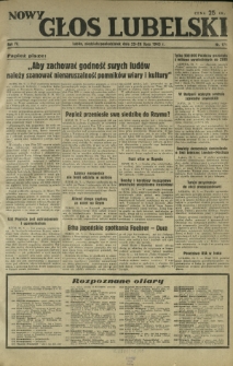Nowy Głos Lubelski. R. 4, nr 171 (25-26 lipca 1943)