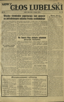 Nowy Głos Lubelski. R. 4, nr 179 (4 sierpnia 1943)
