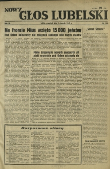 Nowy Głos Lubelski. R. 4, nr 180 (5 sierpnia 1943)