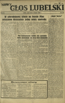 Nowy Głos Lubelski. R. 4, nr 181 (6 sierpnia 1943)