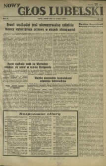 Nowy Głos Lubelski. R. 4, nr 190 (17 sierpnia 1943)
