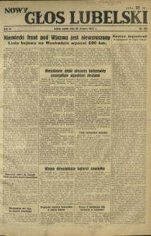 Nowy Głos Lubelski. R. 4, nr 193 (20 sierpnia 1943)