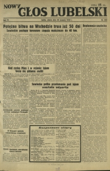 Nowy Głos Lubelski. R. 4, nr 200 (28 sierpnia 1943)