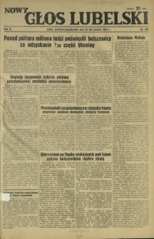 Nowy Głos Lubelski. R. 4, nr 201 (29-30 sierpnia 1943)