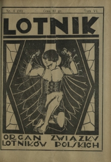 Lotnik : organ Związku Lotników Polskich / red.: Bolesław Ostrowski. T. 6, nr 4=88 (3 września 1927)
