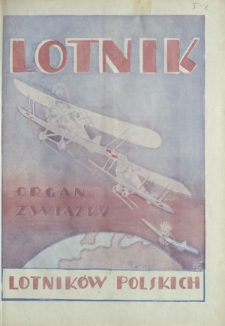 Lotnik : organ Związku Lotników Polskich / red.: Bolesław Ostrowski. T. 6, nr 5-8=89-92 (19 września 1927)