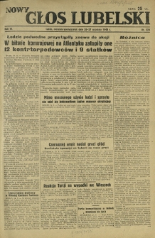 Nowy Głos Lubelski. R. 4, nr 225 (26-27 września 1943)