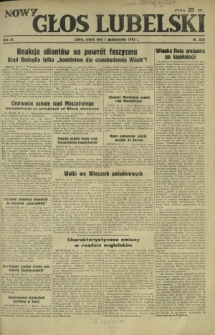 Nowy Głos Lubelski. R. 4, nr 229 (1 października 1943)