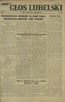 Nowy Głos Lubelski. R. 4, nr 234 (7 października 1943)