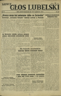 Nowy Głos Lubelski. R. 4, nr 237 (10-11 października 1943)