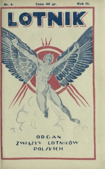 Lotnik : organ Związku Lotników Polskich. T. 3, nr 4=43 (23 stycznia 1926)