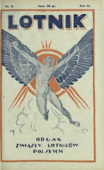 Lotnik : organ Związku Lotników Polskich. T. 3, nr 6=46 (6 lutego 1926)